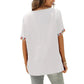 Morna - Witte Geborduurde Slim-Fit Blouse
