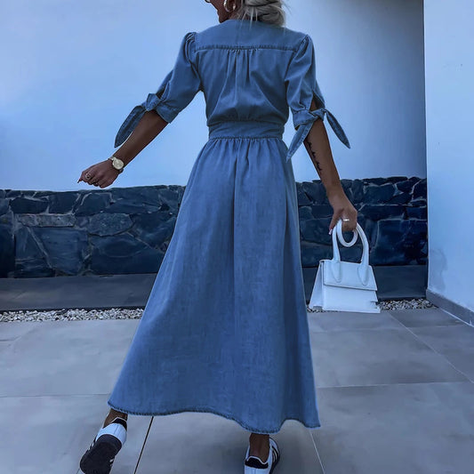 Ine - Denim Jurk
