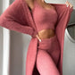 Zwart Set met Crop-Top - Lara
