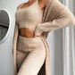 Zwart Set met Crop-Top - Lara