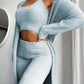Zwart Set met Crop-Top - Lara