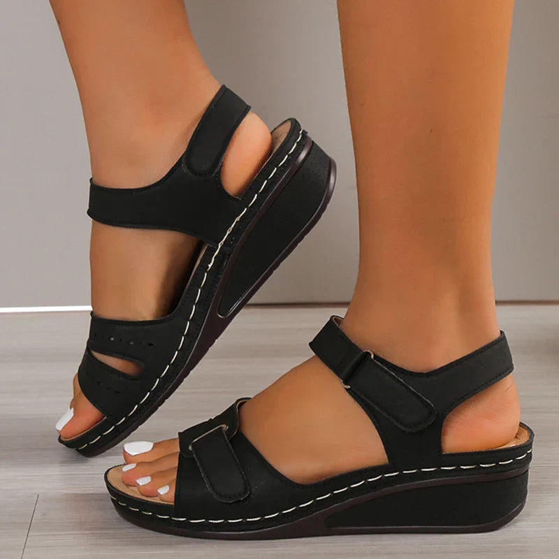 Rode Orthopedische Elegante Sandalen - Honey