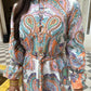 Gricelda - Roze Vintage Print Jurk