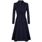 Elegante Wollen Charme: Dames Herfst-Winter Casual Jas -  Puur Wol, Tijdloze Stijl