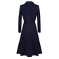 Elegante Wollen Charme: Dames Herfst-Winter Casual Jas -  Puur Wol, Tijdloze Stijl