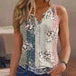 Ava - Groene Bloemenprint Tanktop