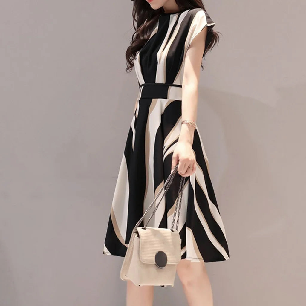 Zwart Vintage Jurk - Ella