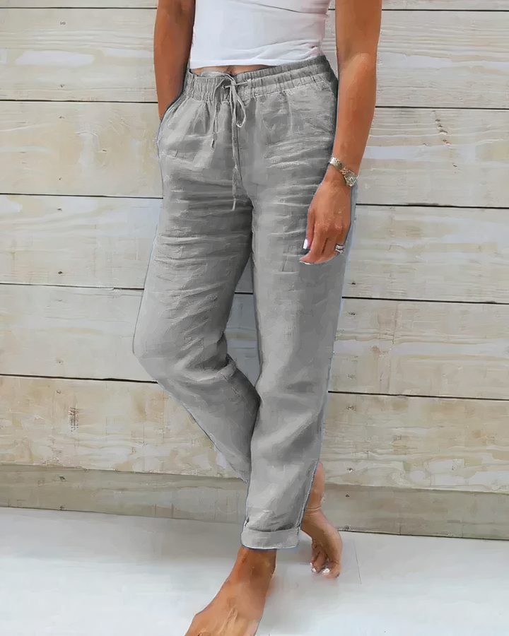 Caya - Tailleband  Linnen Broek