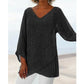Blauw Gestreept Langarmshirt - Isa