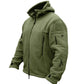 Elite Comfort: Heren Thermisch Fleecejack - Katoen & Spandex Mix, Kasjmier Gevoerd, met Capuchon