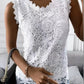 Zwart Vintage Kant T-Shirt - Elise
