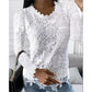 Zwart Vintage Kant T-Shirt - Elise