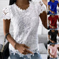 Zwart Vintage Kant T-Shirt - Elise