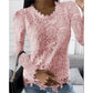 Zwart Vintage Kant T-Shirt - Elise