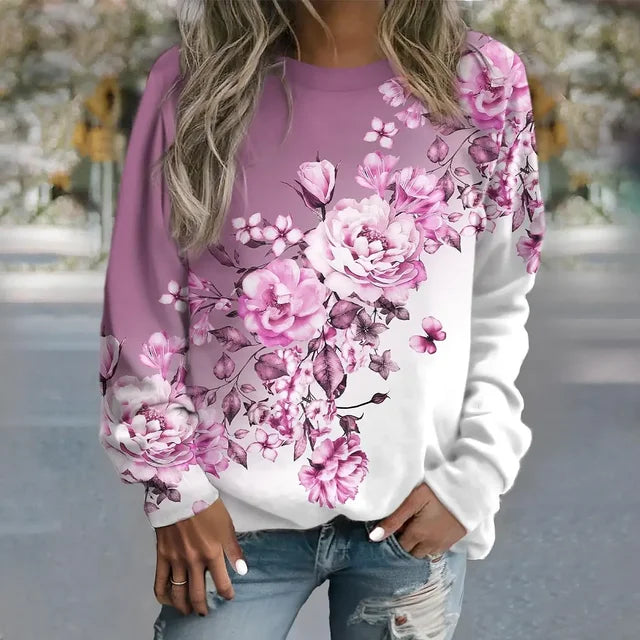 Roze Vintage Sweatshirt - Eva