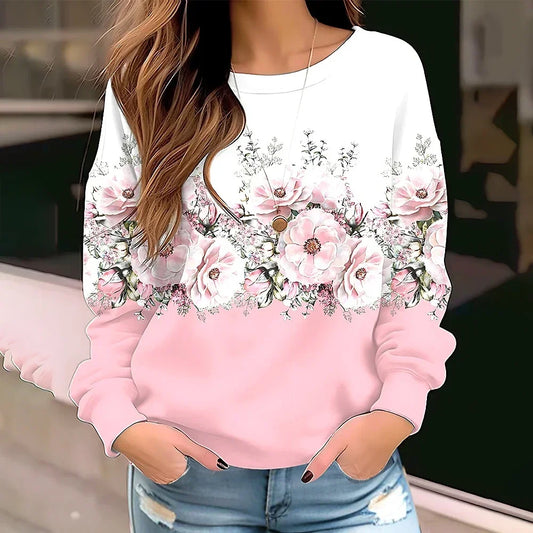 Roze Vintage Sweatshirt - Eva