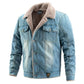 WarmVelvet Heren Spijkerjas – Comfort in Herfst/Winter