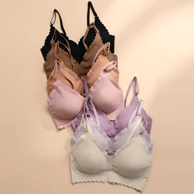 Camille - Milk Brown Naadloze Yogabra