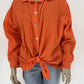 Marenthe - Oranje Oversized Hemd