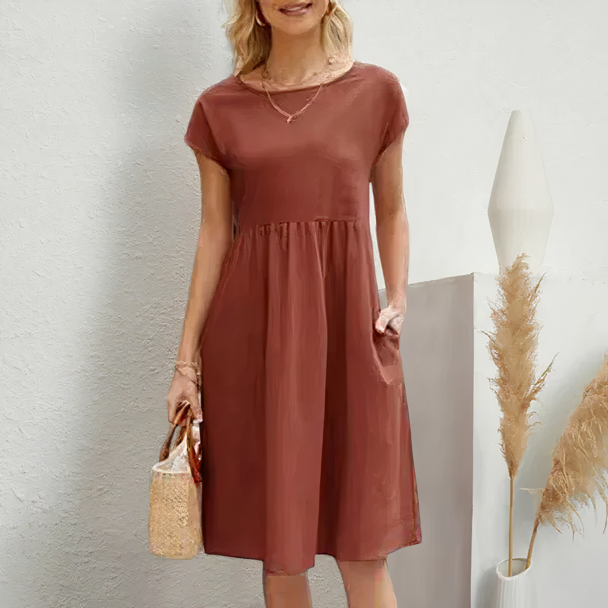 Tessa - Knielange Zomerjurk