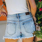Klaartje - Gescheurde Denim Shorts