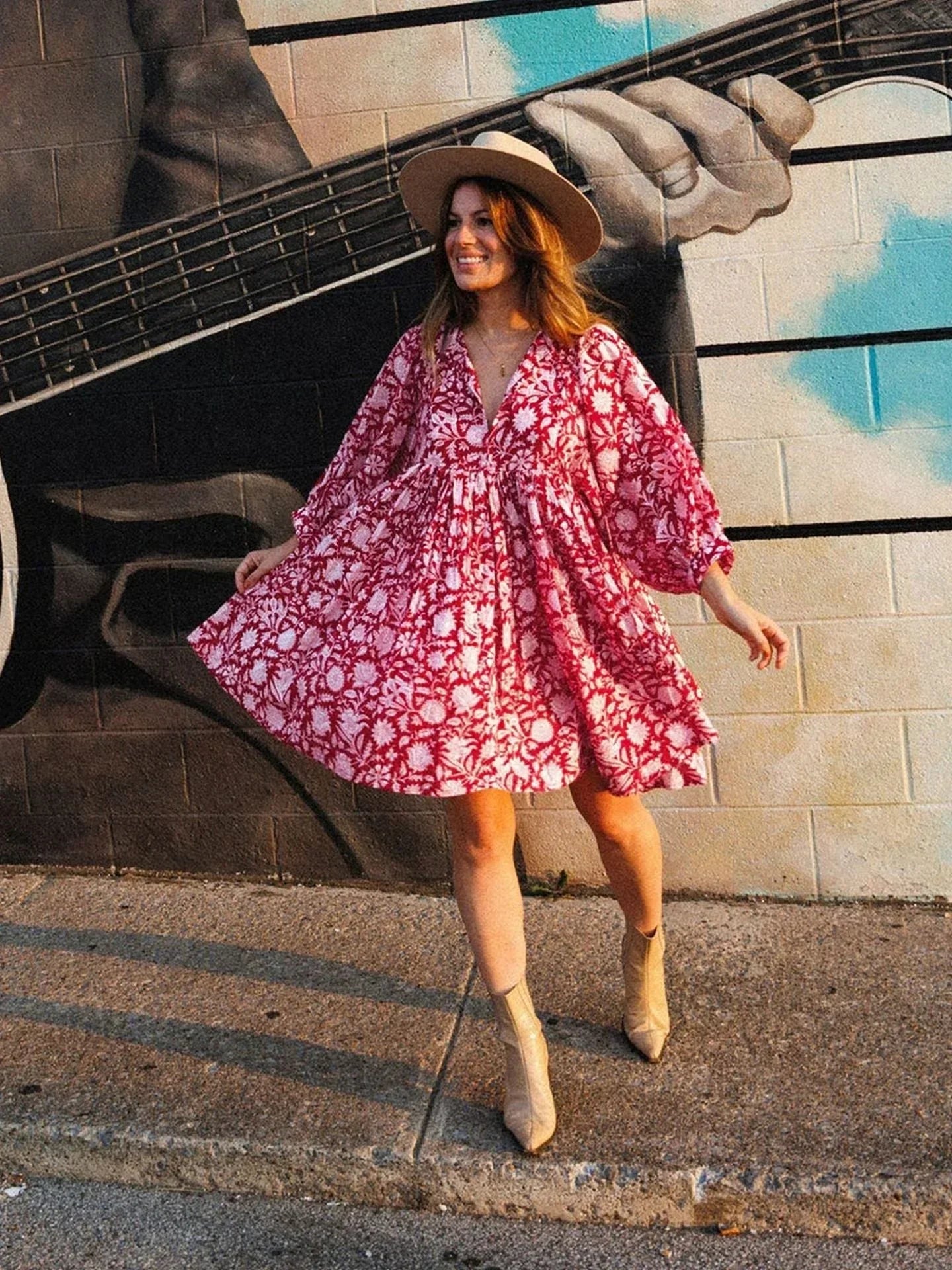 Aleida - Bohemien Mini Jurkje