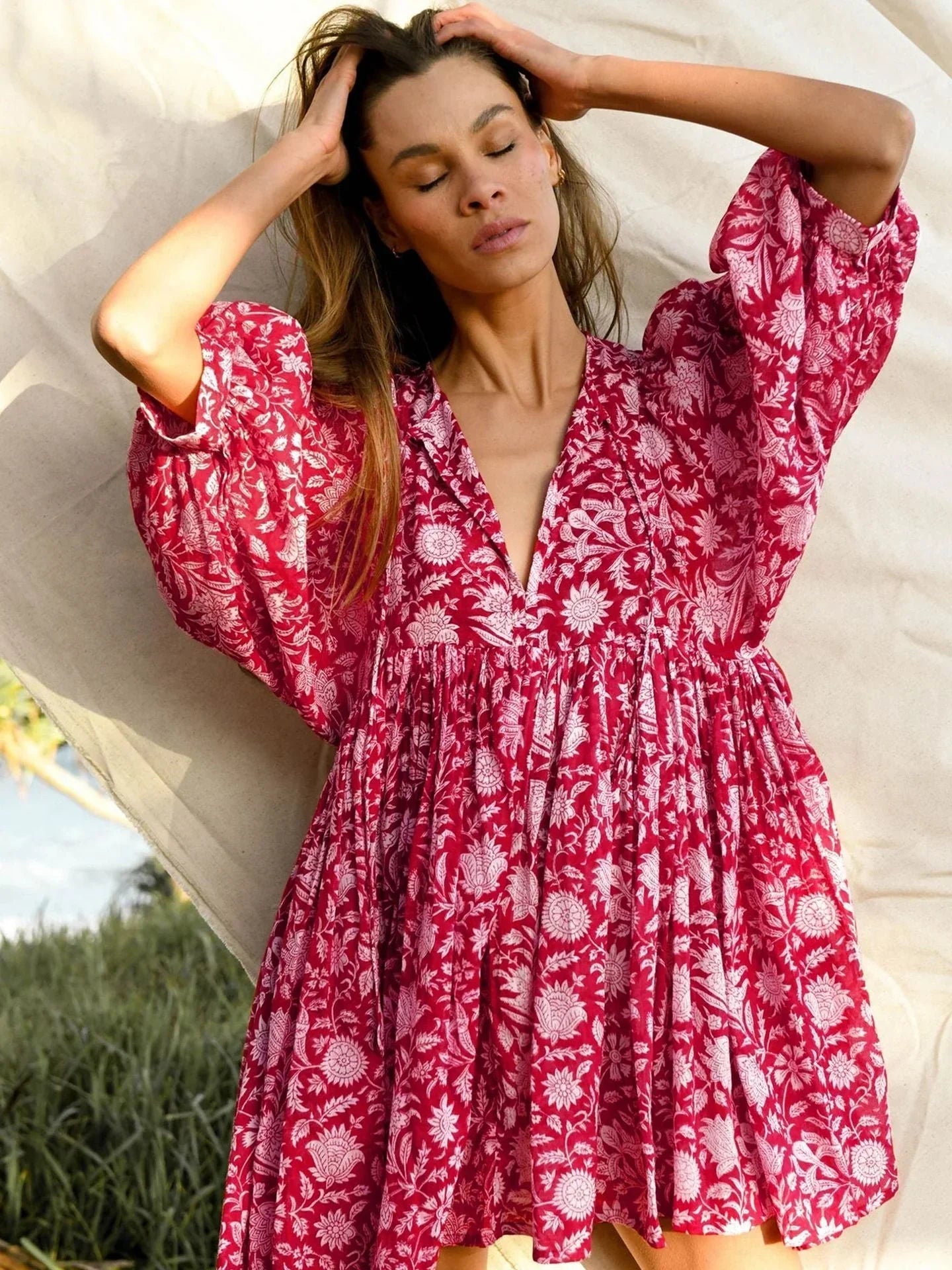 Aleida - Bohemien Mini Jurkje