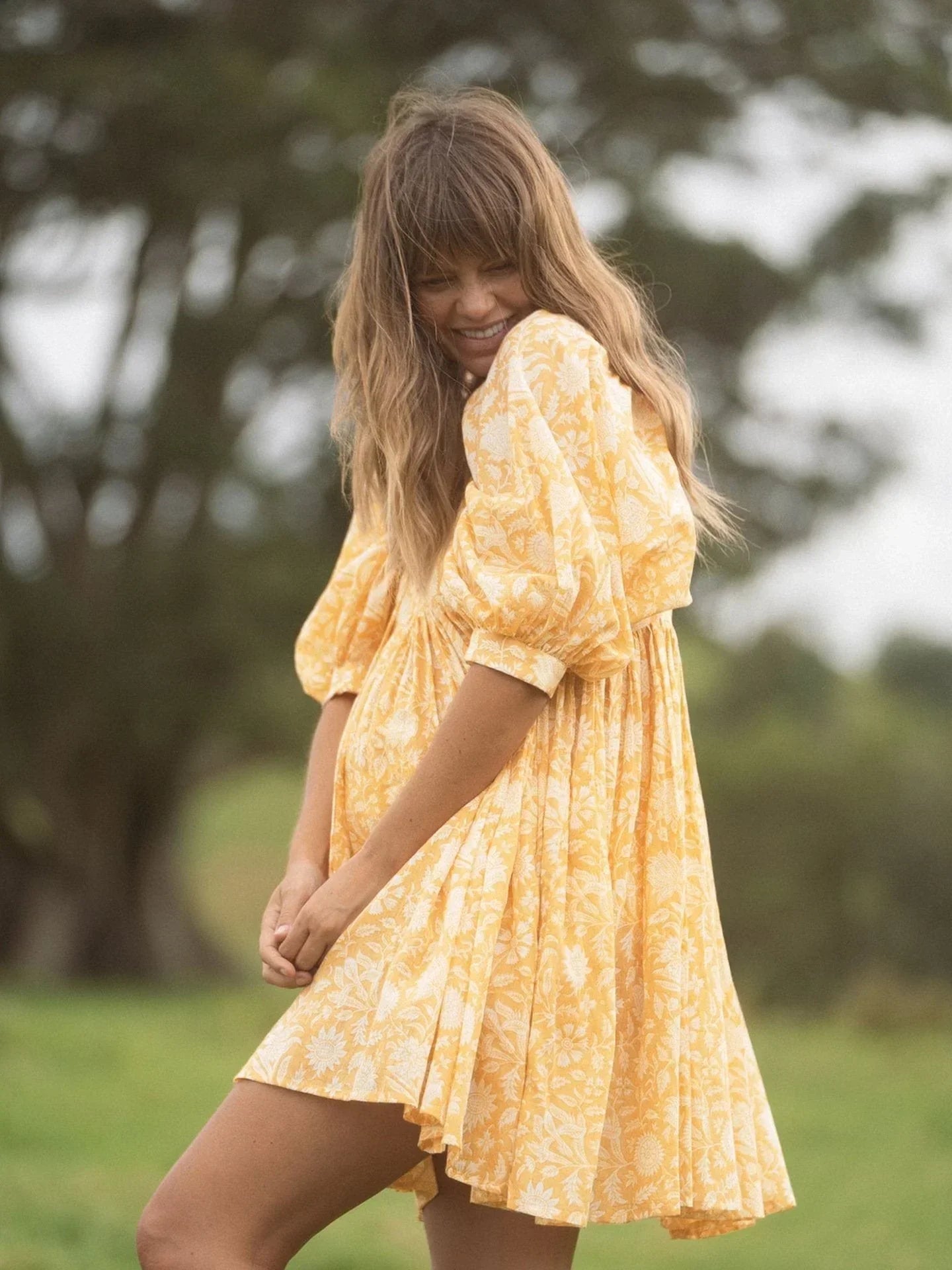 Aleida - Bohemien Mini Jurkje