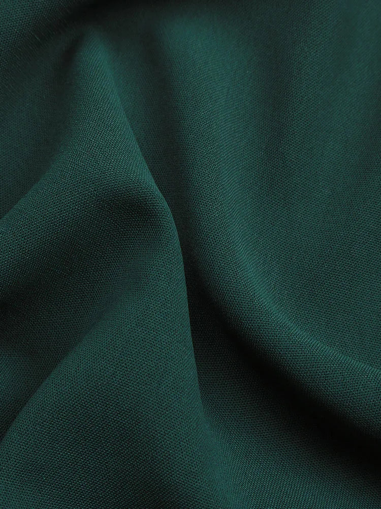 Zia - Elegante Saffier Midi Zomerjurk