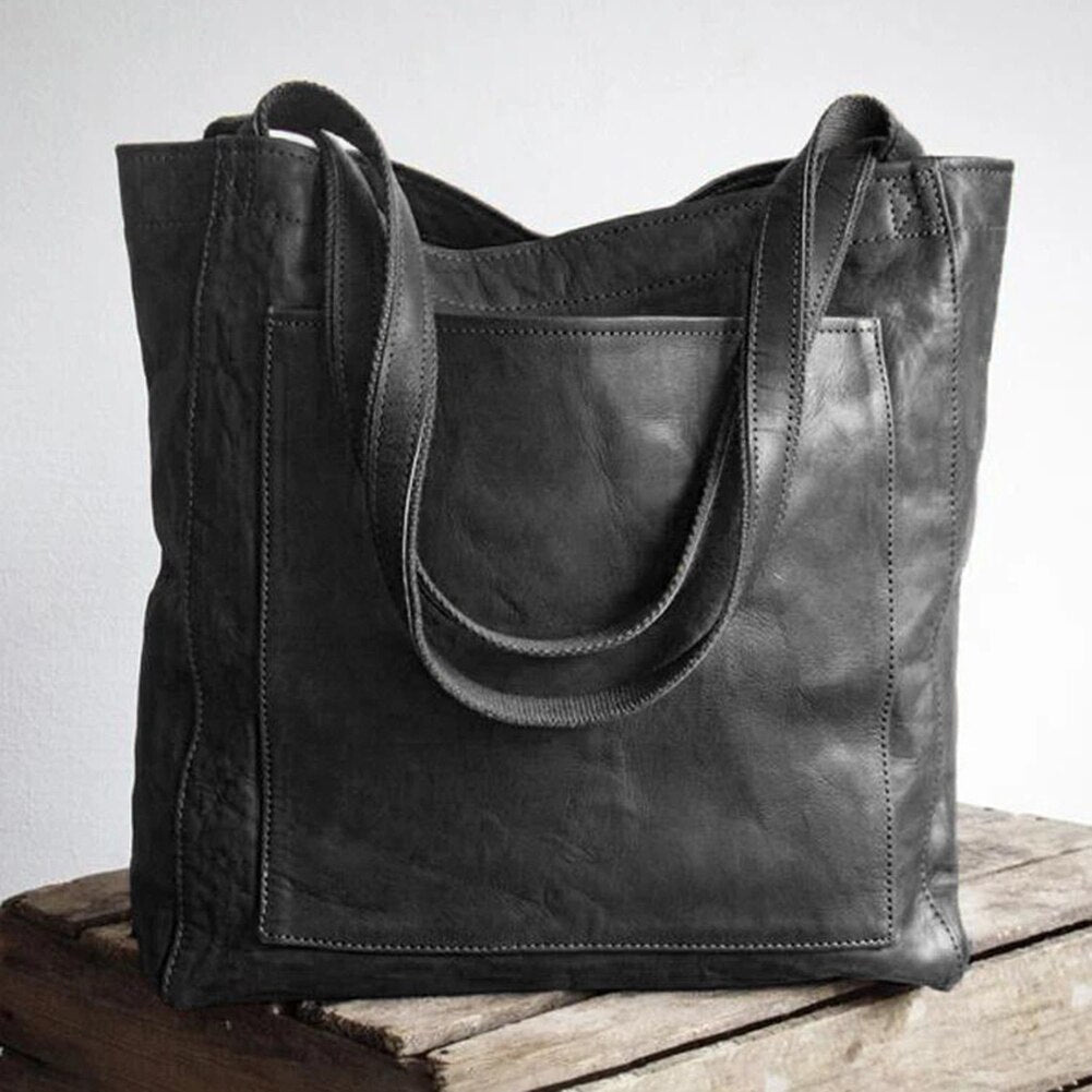 Avery Elegance: Luxe Dames PU Leren Tas - Duurzaam, Stijlvol & Tijdloos