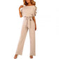 Vira - Elegante Abrikooskleurige Jumpsuit