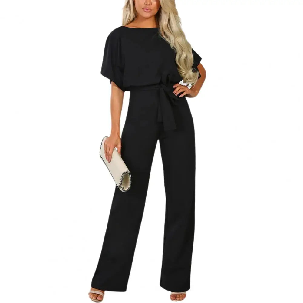 Vira - Elegante Abrikooskleurige Jumpsuit