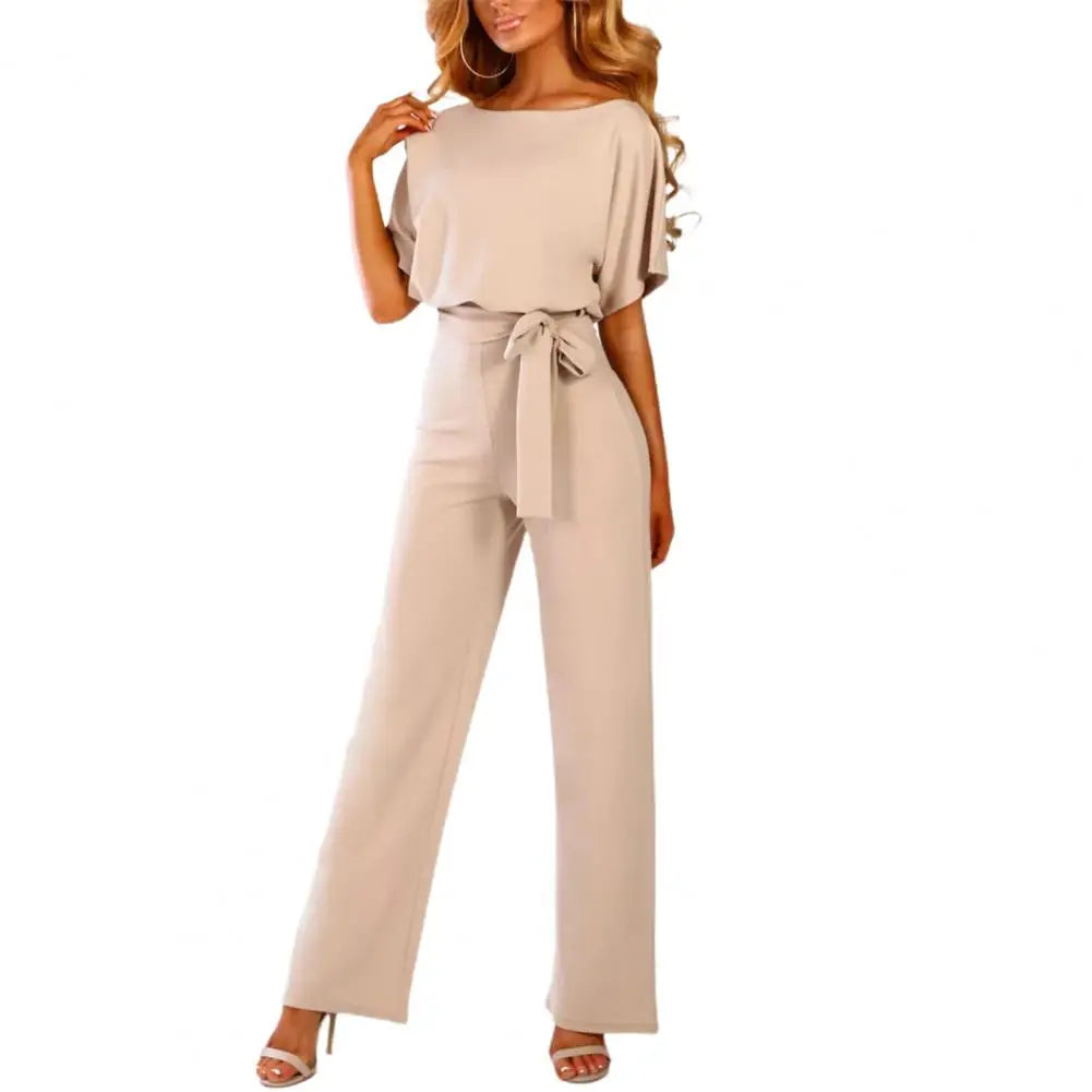 Vira - Elegante Abrikooskleurige Jumpsuit