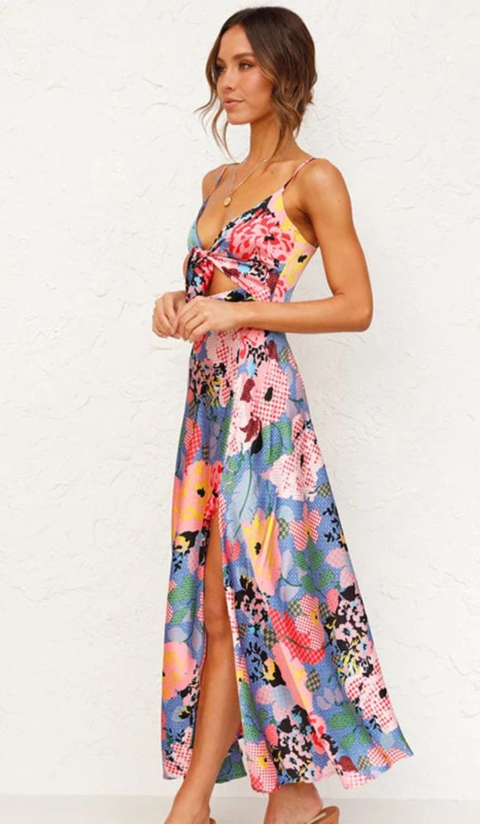 Quintia - Jurk Met Bloemenprint