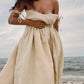 Grietje - Vintage Linnen Strandjurk