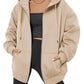 Comfort Chic: Dames Fleece Hoodie - Ruimvallend, Trendy & Warm