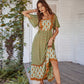 Noorleen - Elegante Vintage Bloemenjurk