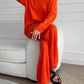 Elegante Lente Damespak - Casual & Losvallend in Effen Kleur