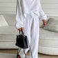 Elegante Lente Damespak - Casual & Losvallend in Effen Kleur