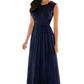Cailyn - Roze Lange Avondjurk van Chiffon