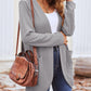 Stijlvolle Dames Wafelgebreide Cardigan met Zakken - Licht & Comfortabel