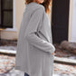 Stijlvolle Dames Wafelgebreide Cardigan met Zakken - Licht & Comfortabel