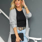 Stijlvolle Dames Wafelgebreide Cardigan met Zakken - Licht & Comfortabel