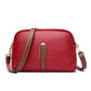 Beige Lederen Messenger Tas - Gweneth