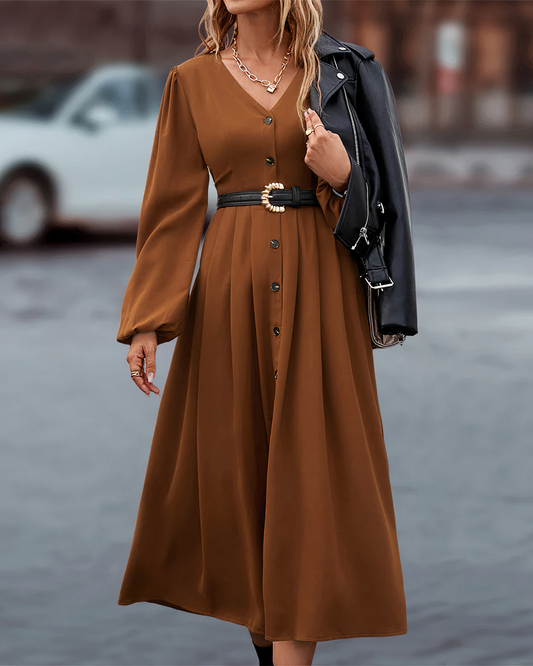 Olina - Elegante Herfstjurk