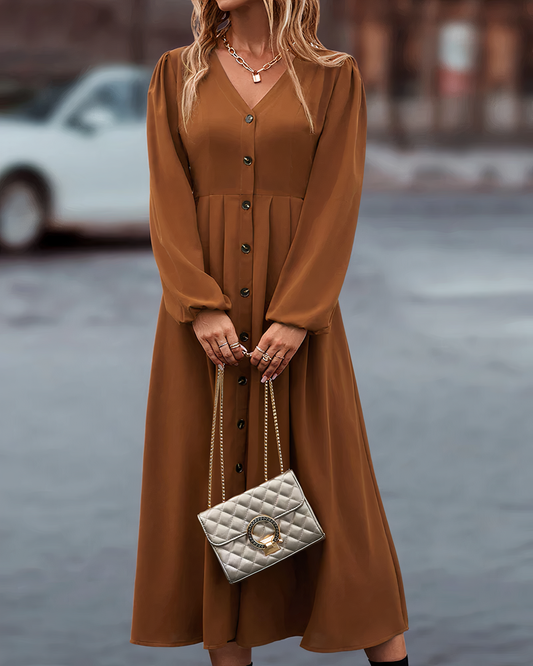 Olina - Elegante Herfstjurk