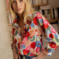Rode Bloemenprint Blouse - Gisselle