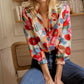Rode Bloemenprint Blouse - Gisselle