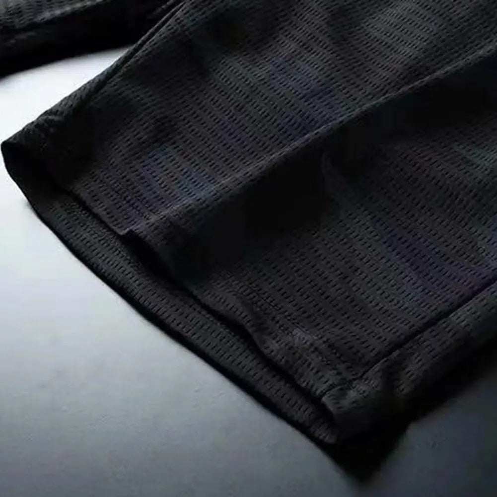 Aaron - Zwarte Sportieve Shorts
