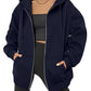 Comfort Chic: Dames Fleece Hoodie - Ruimvallend, Trendy & Warm